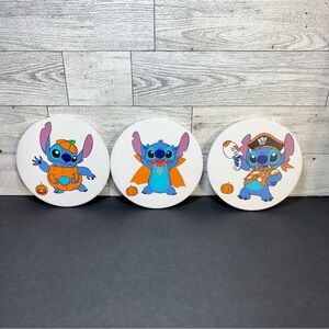 Disney LILO and Stitch Halloween them drink coasters lot‎ of 3